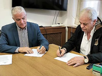 Υπογράφηκε η σύμβαση για την κατασκευή του εξωτερικού δικτύου ύδρευσης της Τ.Κ. Κέλλης 32 Υπογράφηκε η σύμβαση για την κατασκευή του εξωτερικού δικτύου ύδρευσης της Τ.Κ. Κέλλης