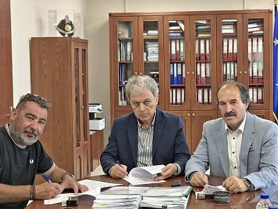 Υπογραφή Σύμβασης "Συντήρηση Οδικού Δικτύου Φλώρινας- Αμυνταίου 3 Υπογραφή Σύμβασης "Συντήρηση Οδικού Δικτύου Φλώρινας- Αμυνταίου